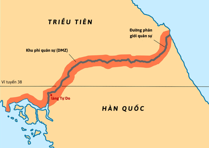 Cuộc sống tại ngôi làng Hàn Quốc sát vách Triều Tiên