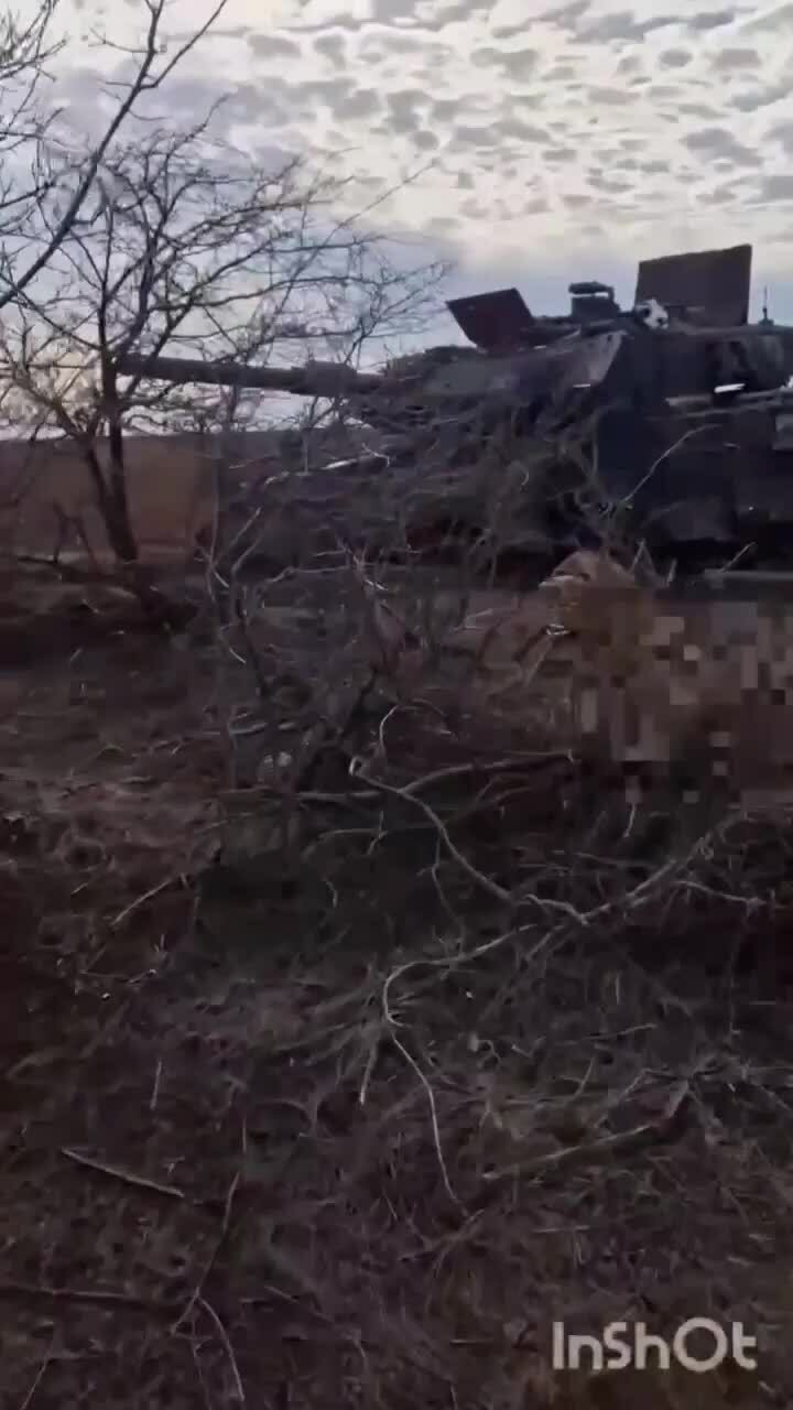 Cuộc giành giật xác xe tăng Leopard 2 trên chiến trường Ukraine