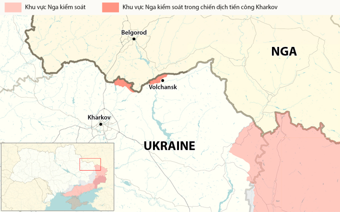 Nga tuyên bố kiểm soát một phần đô thị tiền phương ở Kharkov
