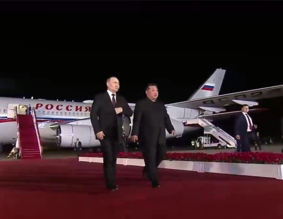 Tổng thống Putin bắt đầu chuyến thăm Triều Tiên